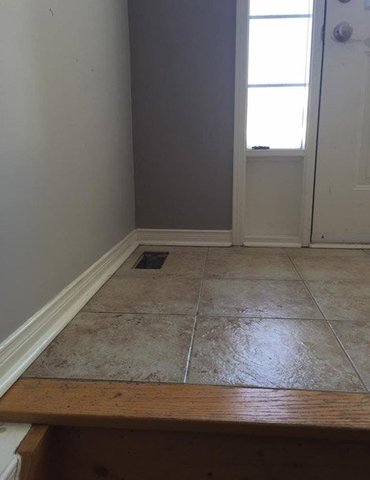 Vinyl Tile Plank installation from Scott's Flooring in Barrie, ON