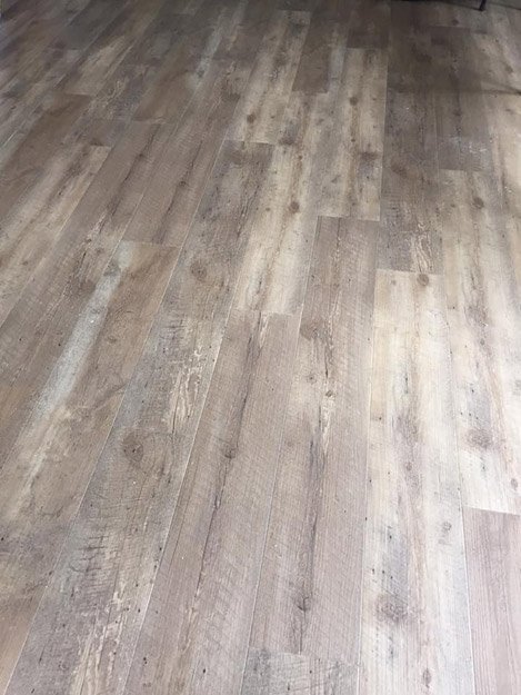 Laminate flooring installation from Scott's Flooring in Barrie, ON