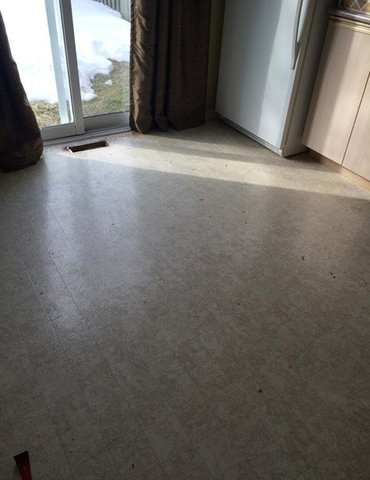 Cork flooring installation from Scott's Flooring in Barrie, ON