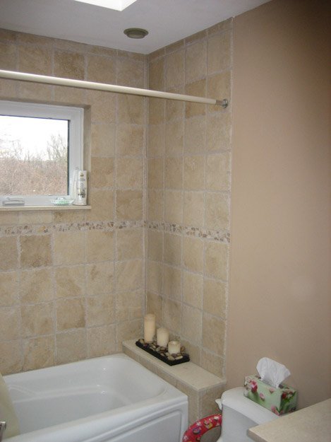 Ceramic tile installation from Scott's Flooring in Barrie, ON