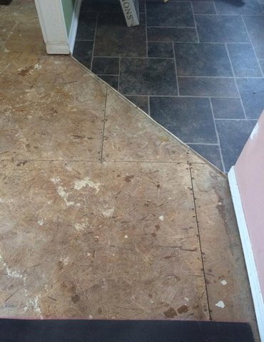 Cork flooring installation from Scott's Flooring in Barrie, ON