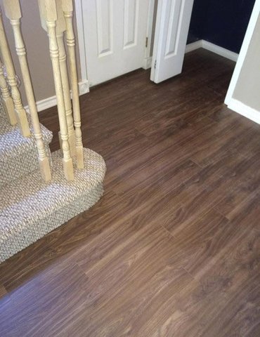 Laminate flooring installation from Scott's Flooring in Barrie, ON