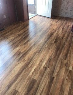 Laminate flooring installation from Scott's Flooring in Barrie, ON