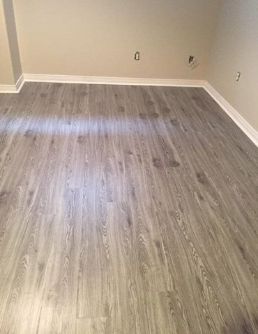 Vinyl Tile Plank installation from Scott's Flooring in Barrie, ON