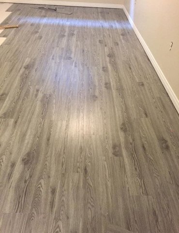 Vinyl Tile Plank installation from Scott's Flooring in Barrie, ON