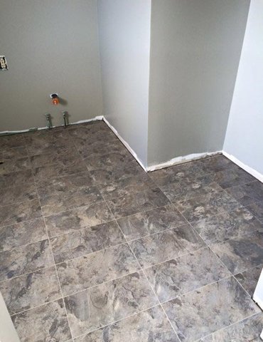 Vinyl Tile Plank installation from Scott's Flooring in Barrie, ON