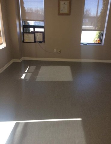 Vinyl Tile Plank installation from Scott's Flooring in Barrie, ON