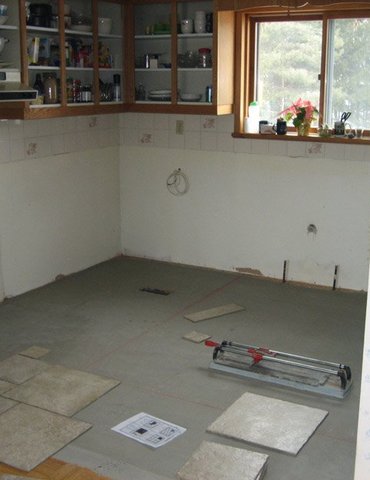 Ceramic tile installation from Scott's Flooring in Barrie, ON
