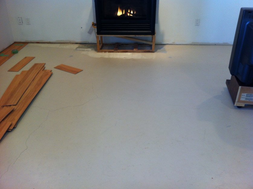 Vinyl Tile Plank installation from Scott's Flooring in Barrie, ON