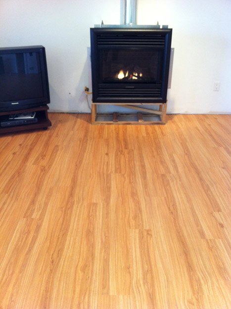 Vinyl Tile Plank installation from Scott's Flooring in Barrie, ON