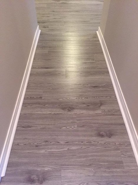 Vinyl Tile Plank installation from Scott's Flooring in Barrie, ON