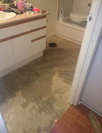 Vinyl Tile Plank installation from Scott's Flooring in Barrie, ON