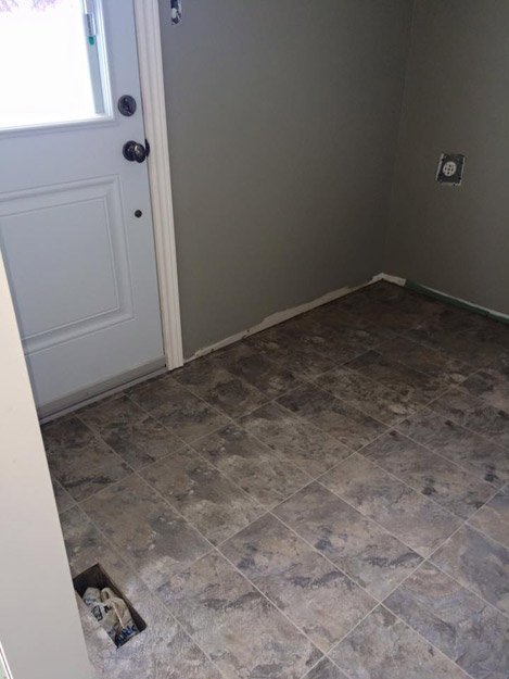 Vinyl Tile Plank installation from Scott's Flooring in Barrie, ON