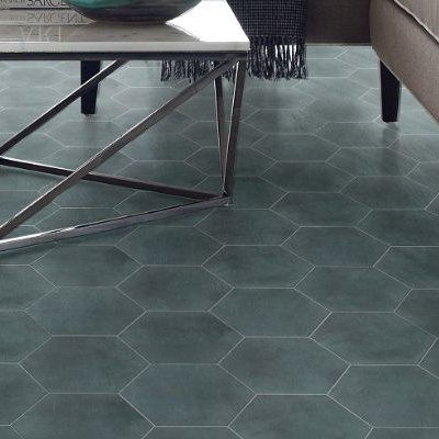 Hexagon tiles from Scotts Flooring in Barrie
