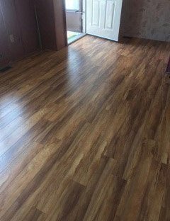 Laminate flooring installation from Scott's Flooring in Barrie, ON