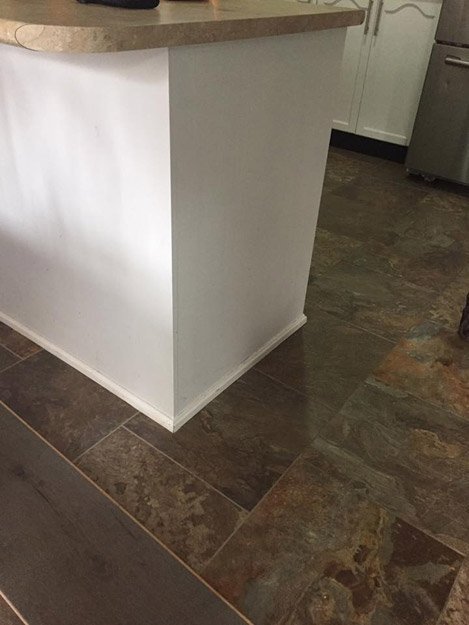 Vinyl Tile Plank installation from Scott's Flooring in Barrie, ON