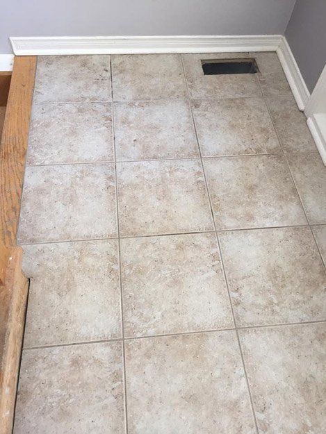 Vinyl Tile Plank installation from Scott's Flooring in Barrie, ON
