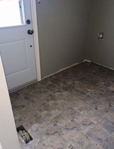 Vinyl Tile Plank installation from Scott's Flooring in Barrie, ON