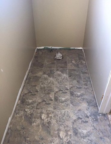 Vinyl Tile Plank installation from Scott's Flooring in Barrie, ON