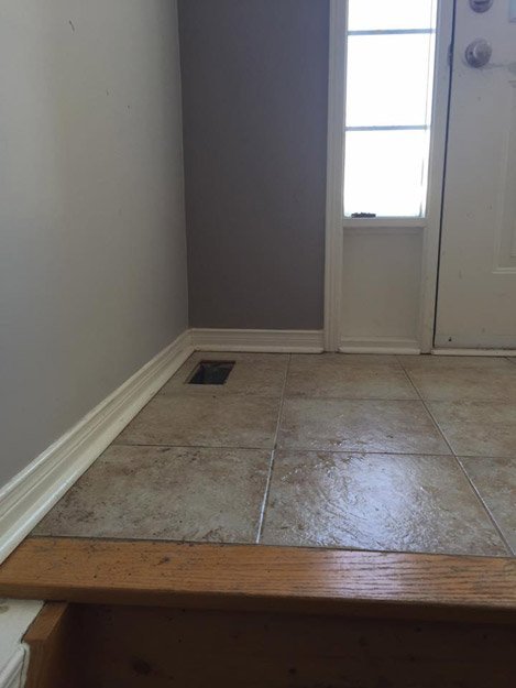 Vinyl Tile Plank installation from Scott's Flooring in Barrie, ON