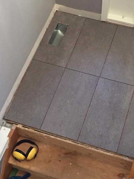 Vinyl Tile Plank installation from Scott's Flooring in Barrie, ON