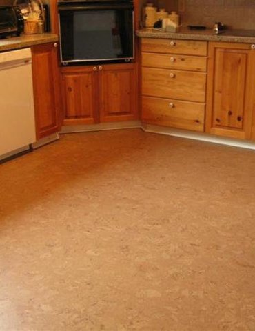 Cork flooring installation from Scott's Flooring in Barrie, ON