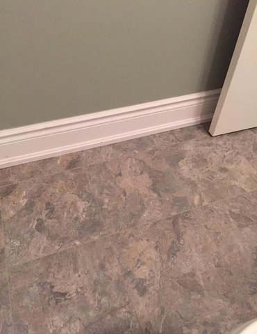 Vinyl Tile Plank installation from Scott's Flooring in Barrie, ON