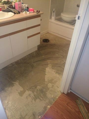 Vinyl Tile Plank installation from Scott's Flooring in Barrie, ON