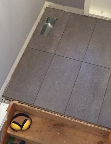 Vinyl Tile Plank installation from Scott's Flooring in Barrie, ON