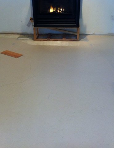 Vinyl Tile Plank installation from Scott's Flooring in Barrie, ON