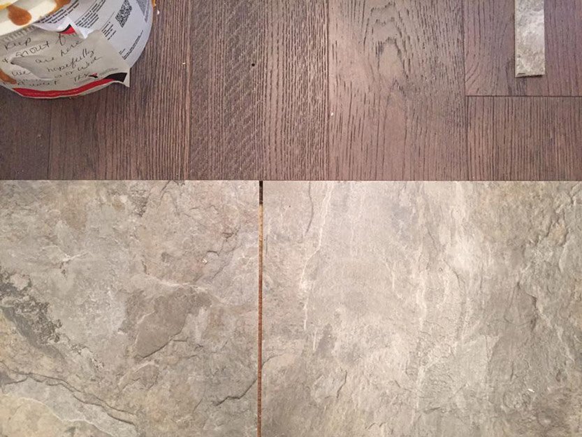 Vinyl Tile Plank installation from Scott's Flooring in Barrie, ON