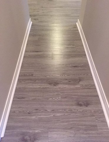 Vinyl Tile Plank installation from Scott's Flooring in Barrie, ON